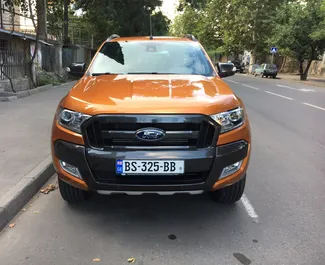 Frontansicht eines Mietwagens Ford Ranger in Tiflis, Georgien ✓ Auto Nr.591. ✓ Automatisch TM ✓ 3 Bewertungen.