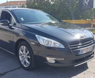 Frontansicht eines Mietwagens Peugeot 508 in Bar, Montenegro ✓ Auto Nr.533. ✓ Automatisch TM ✓ 3 Bewertungen.