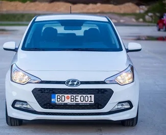 Autovermietung Hyundai i20 Nr.1053 Schaltgetriebe in Budva, ausgestattet mit einem 1,2L Motor ➤ Von Nikola in Montenegro.