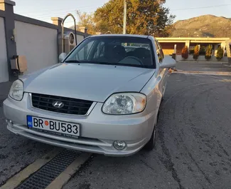 Mietwagen Hyundai Accent 2006 in Montenegro, mit Benzin-Kraftstoff und 85 PS ➤ Ab 16 EUR pro Tag.