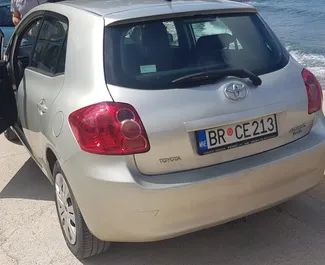 Vermietung Toyota Auris. Wirtschaft, Komfort Fahrzeug zur Miete in Montenegro ✓ Kaution Keine Kaution ✓ Versicherungsoptionen KFZ-HV, TKV, VKV Plus, Insassen, Diebstahlschutz, Ausland.