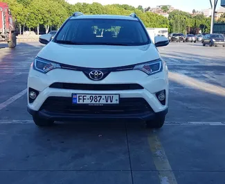 Frontansicht eines Mietwagens Toyota Rav4 in Tiflis, Georgien ✓ Auto Nr.1349. ✓ Automatisch TM ✓ 0 Bewertungen.