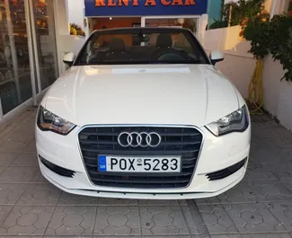 Autovermietung Audi A3 Cabrio Nr.1503 Automatisch auf Rhodos, ausgestattet mit einem 1,4L Motor ➤ Von Tharrenos in Griechenland.