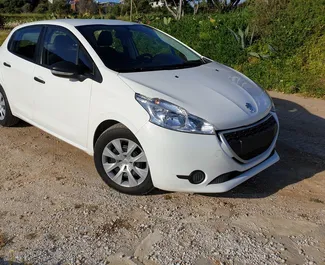 Autovermietung Peugeot 208 Nr.1785 Schaltgetriebe auf Kreta, ausgestattet mit einem 1,4L Motor ➤ Von Manolis in Griechenland.