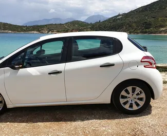 Benzin 1,2L Motor von Peugeot 208 2018 zur Miete auf Kreta.