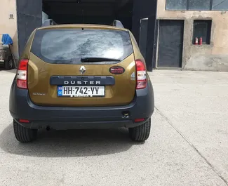 Vermietung Renault Duster. Wirtschaft, Komfort, Crossover Fahrzeug zur Miete in Georgien ✓ Kaution Einzahlung von 300 GEL ✓ Versicherungsoptionen KFZ-HV, TKV, Insassen, Diebstahlschutz.