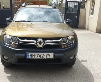 Frontansicht eines Mietwagens Renault Duster in Tiflis, Georgien ✓ Auto Nr.1232. ✓ Automatisch TM ✓ 0 Bewertungen.
