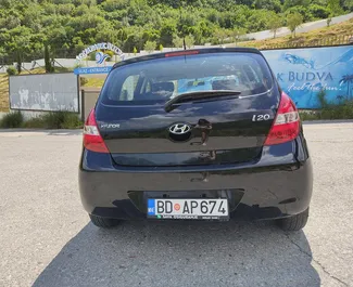 Vermietung Hyundai i20. Wirtschaft, Komfort Fahrzeug zur Miete in Montenegro ✓ Kaution Einzahlung von 100 EUR ✓ Versicherungsoptionen KFZ-HV, TKV, VKV Plus, Insassen, Ausland.