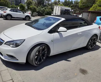 Frontansicht eines Mietwagens Opel Cascada in Limassol, Zypern ✓ Auto Nr.2049. ✓ Automatisch TM ✓ 0 Bewertungen.