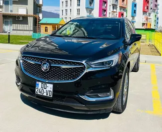 Frontansicht eines Mietwagens Buick Enclave in Tiflis, Georgien ✓ Auto Nr.2063. ✓ Automatisch TM ✓ 0 Bewertungen.