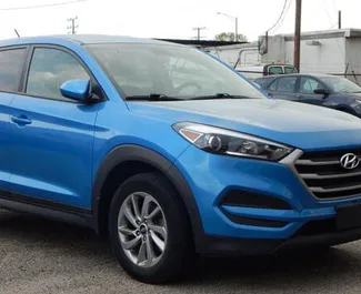 Autovermietung Hyundai Tucson Nr.2783 Automatisch am Flughafen Athen, ausgestattet mit einem 1,7L Motor ➤ Von Theodore in Griechenland.