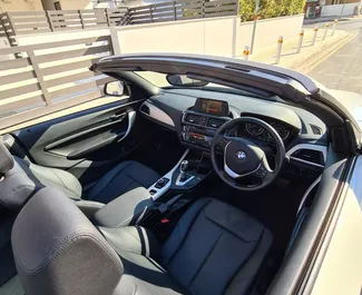 Mietwagen BMW 218i Cabrio 2017 auf Zypern, mit Diesel-Kraftstoff und  PS ➤ Ab 81 EUR pro Tag.