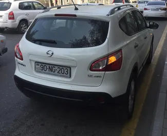 Frontansicht eines Mietwagens Nissan Qashqai in Baku, Aserbaidschan ✓ Auto Nr.3507. ✓ Automatisch TM ✓ 1 Bewertungen.