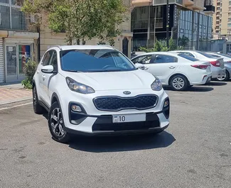 Frontansicht eines Mietwagens Kia Sportage in Baku, Aserbaidschan ✓ Auto Nr.3486. ✓ Automatisch TM ✓ 0 Bewertungen.