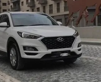 Frontansicht eines Mietwagens Hyundai Tucson in Baku, Aserbaidschan ✓ Auto Nr.3491. ✓ Automatisch TM ✓ 1 Bewertungen.