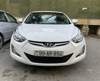 Frontansicht eines Mietwagens Hyundai Elantra in Baku, Aserbaidschan ✓ Auto Nr.3643. ✓ Automatisch TM ✓ 0 Bewertungen.