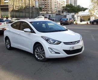 Frontansicht eines Mietwagens Hyundai Elantra in Baku, Aserbaidschan ✓ Auto Nr.3501. ✓ Automatisch TM ✓ 0 Bewertungen.