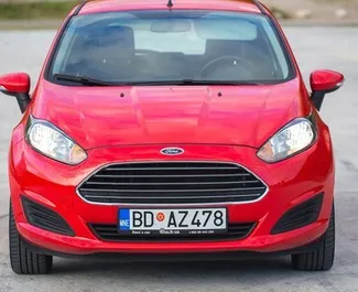 Frontansicht eines Mietwagens Ford Fiesta in Budva, Montenegro ✓ Auto Nr.4095. ✓ Automatisch TM ✓ 1 Bewertungen.