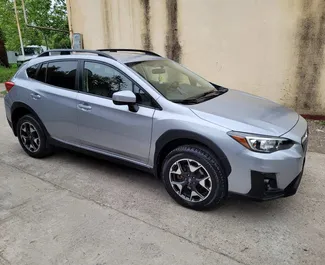 Frontansicht eines Mietwagens Subaru Crosstrek in Tiflis, Georgien ✓ Auto Nr.4162. ✓ Automatisch TM ✓ 0 Bewertungen.