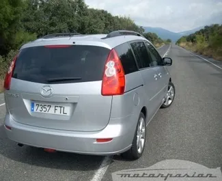 Frontansicht eines Mietwagens Mazda 5 in Bar, Montenegro ✓ Auto Nr.4231. ✓ Schaltgetriebe TM ✓ 7 Bewertungen.