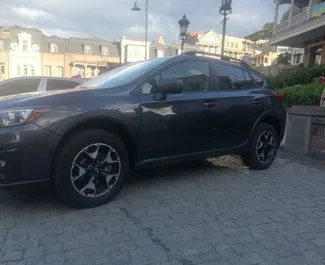 Frontansicht eines Mietwagens Subaru Crosstrek in Tiflis, Georgien ✓ Auto Nr.4244. ✓ Automatisch TM ✓ 0 Bewertungen.