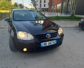 Autovermietung Volkswagen Golf 5 Nr.4600 Schaltgetriebe in Tirana, ausgestattet mit einem 1,6L Motor ➤ Von Artur in Albanien.