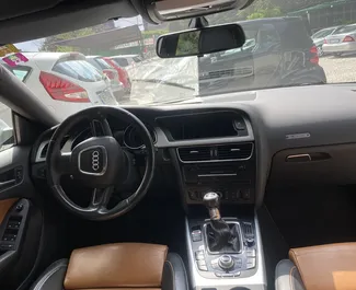 Vermietung Audi A5. Komfort, Premium Fahrzeug zur Miete in Albanien ✓ Kaution Einzahlung von 100 EUR ✓ Versicherungsoptionen KFZ-HV, Diebstahlschutz, Ausland.