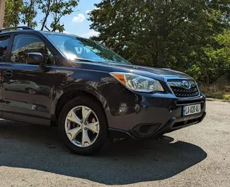 Frontansicht eines Mietwagens Subaru Forester Limited in Tiflis, Georgien ✓ Auto Nr.4199. ✓ Automatisch TM ✓ 3 Bewertungen.