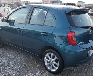 Mietwagen Nissan Micra 2015 in Albanien, mit Benzin-Kraftstoff und 98 PS ➤ Ab 20 EUR pro Tag.