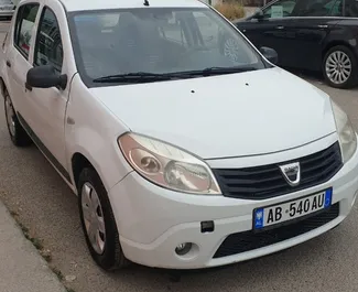 Autovermietung Dacia Sandero Nr.4521 Schaltgetriebe in Tirana, ausgestattet mit einem 1,5L Motor ➤ Von Ilir in Albanien.