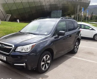 Benzin 2,5L Motor von Subaru Forester 2017 zur Miete in Tiflis.