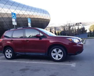 Vermietung Subaru Forester. Komfort, SUV, Crossover Fahrzeug zur Miete in Georgien ✓ Kaution Keine Kaution ✓ Versicherungsoptionen KFZ-HV, TKV, VKV Plus, Insassen, Diebstahlschutz.