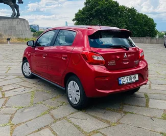 Mietwagen Mitsubishi Mirage 2019 in Georgien, mit Benzin-Kraftstoff und 60 PS ➤ Ab 72 GEL pro Tag.