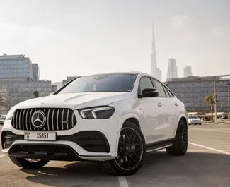 Frontansicht eines Mietwagens Mercedes-Benz GLE Coupe in Dubai, VAE ✓ Auto Nr.4931. ✓ Automatisch TM ✓ 0 Bewertungen.