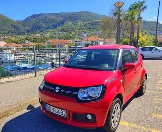 Frontansicht eines Mietwagens Suzuki Ignis in Budva, Montenegro ✓ Auto Nr.4403. ✓ Schaltgetriebe TM ✓ 0 Bewertungen.