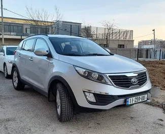 Frontansicht eines Mietwagens Kia Sportage in Tiflis, Georgien ✓ Auto Nr.5316. ✓ Automatisch TM ✓ 0 Bewertungen.