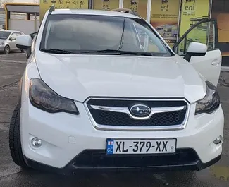 Frontansicht eines Mietwagens Subaru XV in Tiflis, Georgien ✓ Auto Nr.5314. ✓ Automatisch TM ✓ 0 Bewertungen.