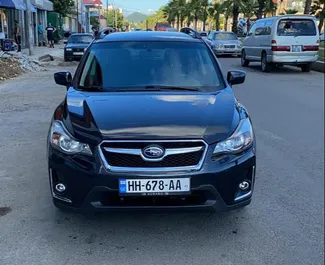 Frontansicht eines Mietwagens Subaru Crosstrek in Kutaisi, Georgien ✓ Auto Nr.3865. ✓ Automatisch TM ✓ 2 Bewertungen.