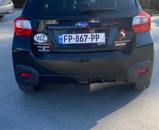 Vermietung Subaru Crosstrek. Komfort, SUV, Crossover Fahrzeug zur Miete in Georgien ✓ Kaution Einzahlung von 250 GEL ✓ Versicherungsoptionen KFZ-HV, TKV, VKV Plus, Ausland.