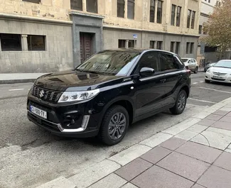 Frontansicht eines Mietwagens Suzuki Vitara in Tiflis, Georgien ✓ Auto Nr.5443. ✓ Automatisch TM ✓ 0 Bewertungen.