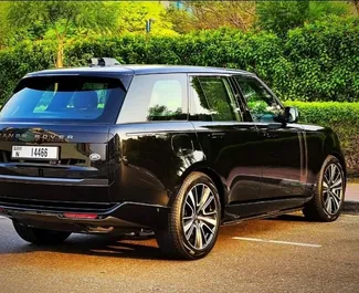 Range Rover Vogue 2023 zur Miete verfügbar in Dubai, mit Kilometerbegrenzung unbegrenzte.