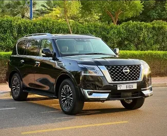 Vermietung Nissan Patrol. Premium, Luxus, SUV Fahrzeug zur Miete in VAE ✓ Kaution Einzahlung von 3000 AED ✓ Versicherungsoptionen KFZ-HV.