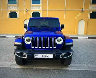 Autovermietung Jeep Wrangler Sahara Nr.5648 Automatisch in Dubai, ausgestattet mit einem L Motor ➤ Von Karim in VAE.