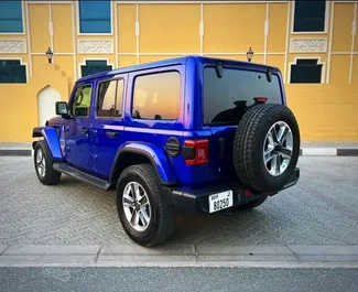 Vermietung Jeep Wrangler Sahara. Komfort, SUV, Cabrio Fahrzeug zur Miete in VAE ✓ Kaution Einzahlung von 3000 AED ✓ Versicherungsoptionen KFZ-HV.