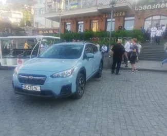 Frontansicht eines Mietwagens Subaru Crosstrek in Tiflis, Georgien ✓ Auto Nr.6261. ✓ Automatisch TM ✓ 1 Bewertungen.