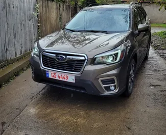 Frontansicht eines Mietwagens Subaru Forester Limited in Tiflis, Georgien ✓ Auto Nr.6257. ✓ Automatisch TM ✓ 0 Bewertungen.