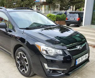 Frontansicht eines Mietwagens Subaru Crosstrek in Kutaisi, Georgien ✓ Auto Nr.5812. ✓ Automatisch TM ✓ 8 Bewertungen.