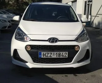 Autovermietung Hyundai i10 Nr.1257 Schaltgetriebe auf Kreta, ausgestattet mit einem 1,0L Motor ➤ Von Michail in Griechenland.