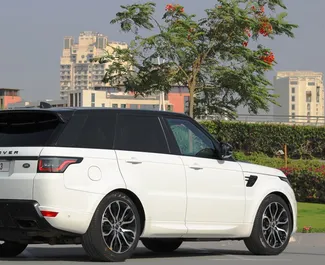 Vermietung Land Rover Range Rover Sport. Premium, Luxus, SUV Fahrzeug zur Miete in VAE ✓ Kaution Einzahlung von 2000 AED ✓ Versicherungsoptionen KFZ-HV, TKV.