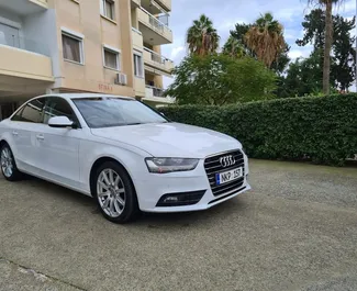 Vermietung Audi A4. Komfort, Premium Fahrzeug zur Miete auf Zypern ✓ Kaution Einzahlung von 500 EUR ✓ Versicherungsoptionen KFZ-HV, TKV, VKV Plus, VKV Komplett, Diebstahlschutz, Junge.